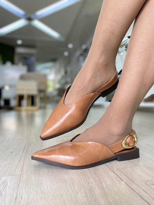 SLINGBACK ELEGANCE SEM SALTO