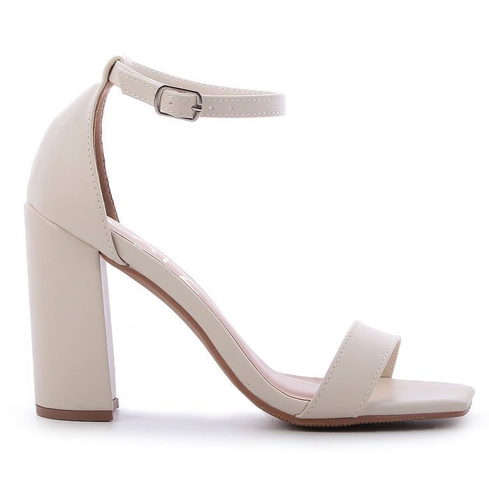 Sandália Feminina Salto Bloco 9cm Zatz | Salto Sete