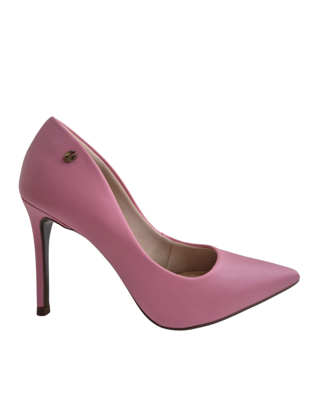 Scarpin Rosa Bico Fino Salto Alto | Salto Sete