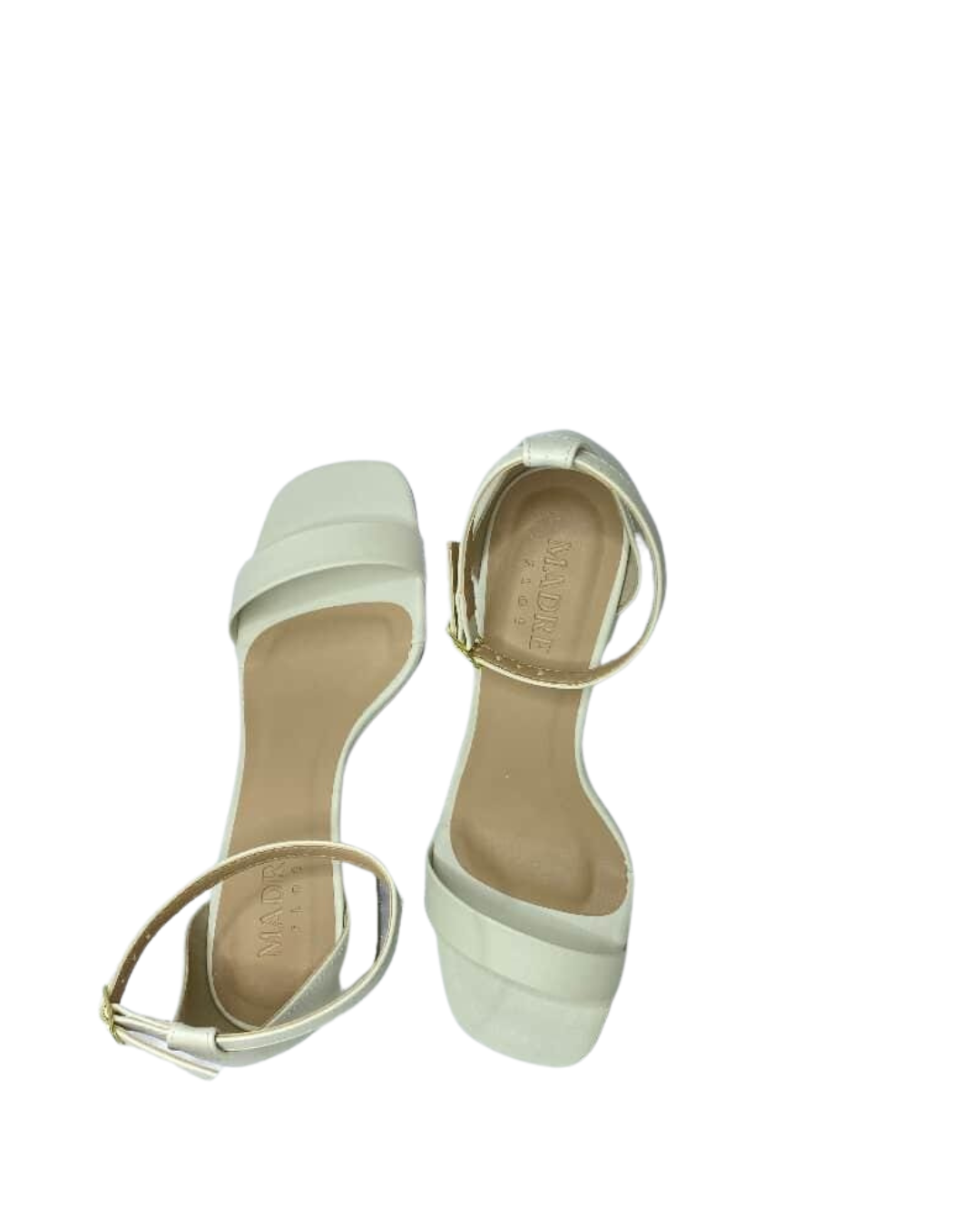 Sandália Gisele Salto Baixo Off White | Salto Sete