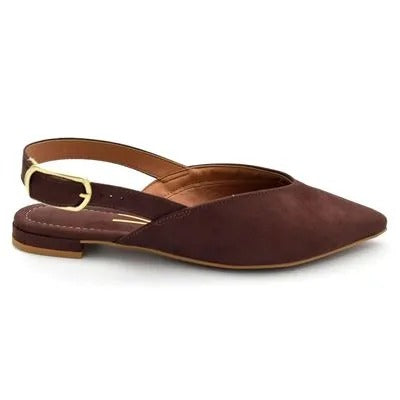 SLINGBACK VITORIA SEM SALTO EM CAMURÇA
