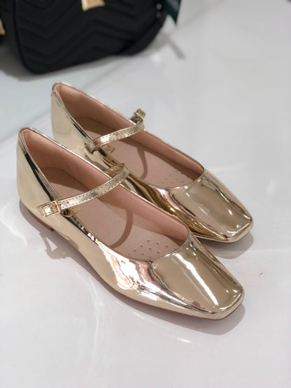 Sapatilha Boneca Light Gold Sua Cia | Salto Sete