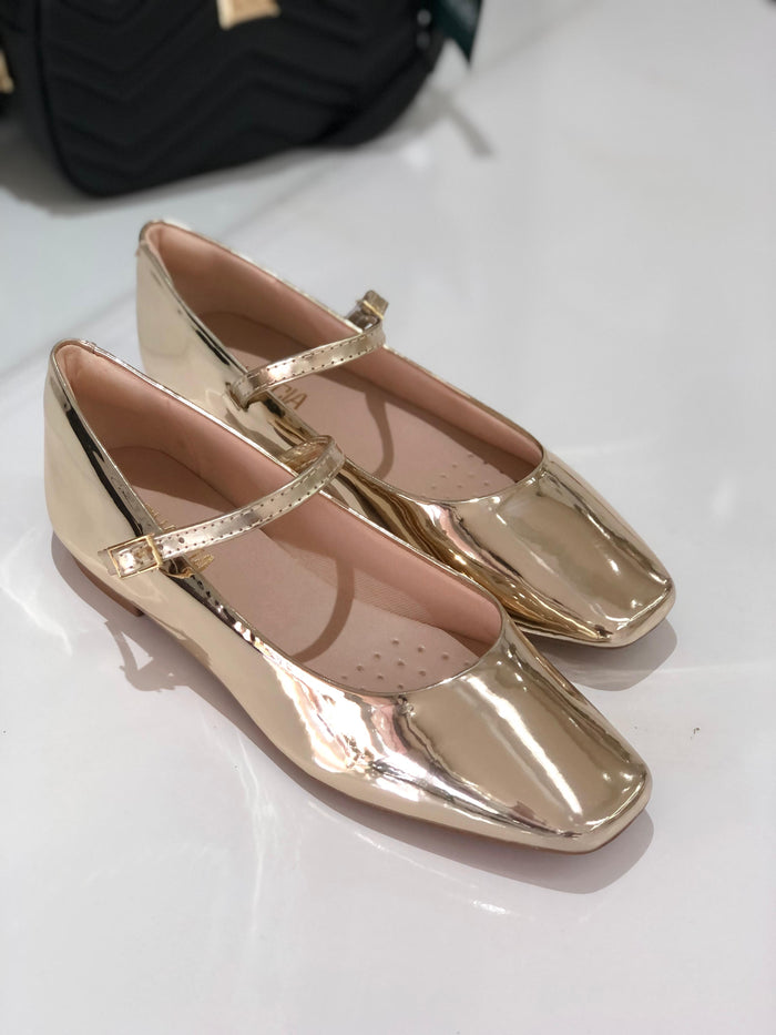 Sapatilha Boneca Light Gold Sua Cia | Salto Sete