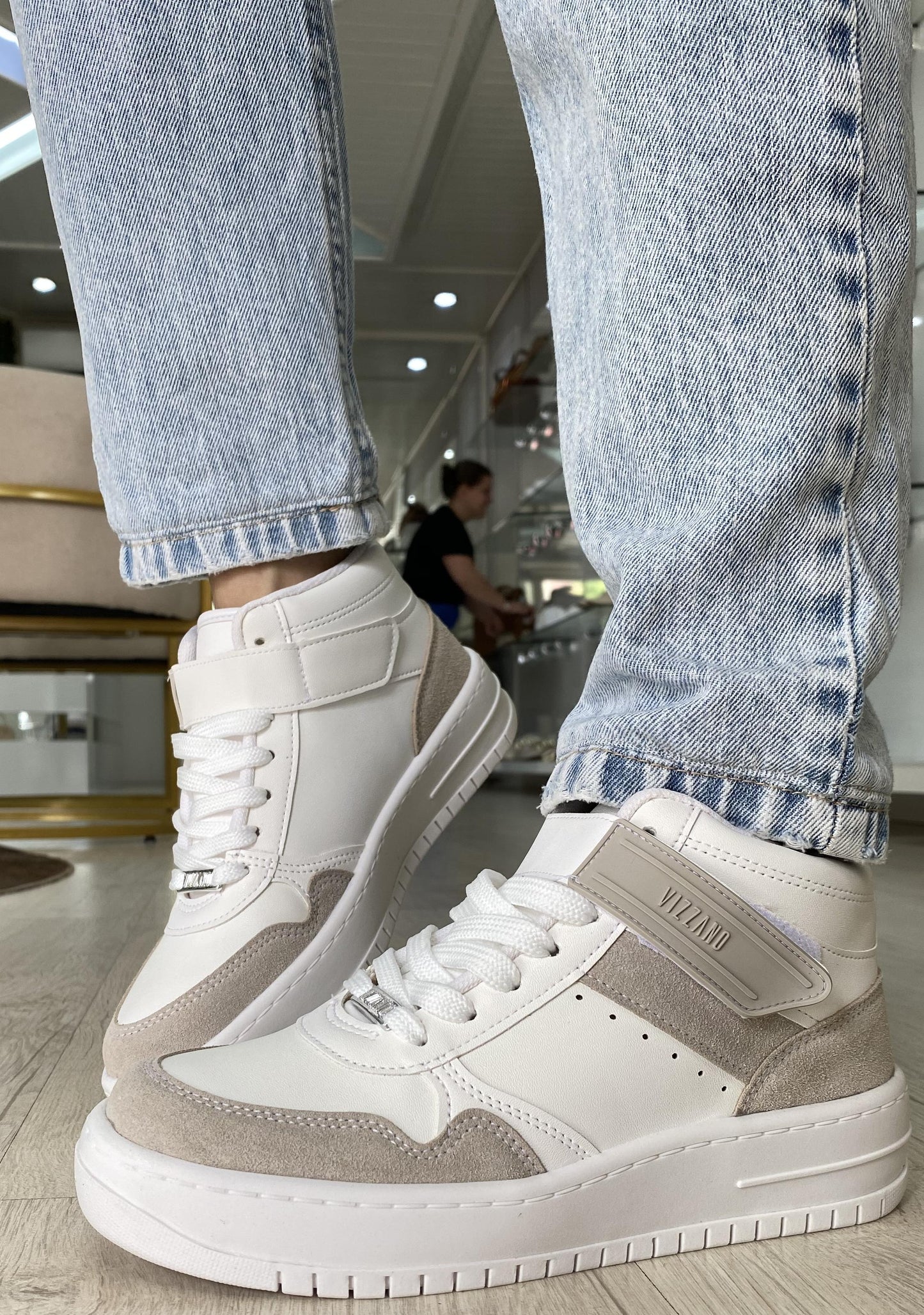 Tênis Vizzano Urban Glow Cano Médio | Salto Sete
