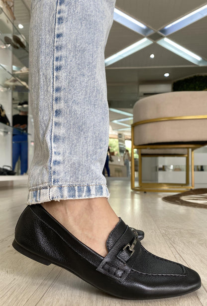 Mocassim Feminino Amoh Elegance Couro | Salto Sete