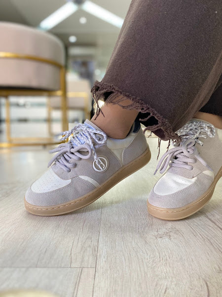 Tênis Feminino Aurora Soft Lace Off White | Salto Sete