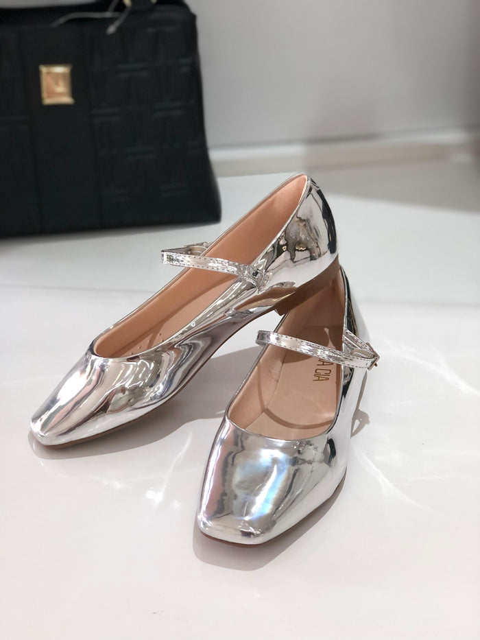 Sapatilha Boneca Silver Sua Cia | Salto Sete
