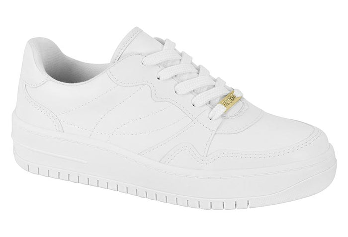 Tênis Casual Feminino Branco Vizzano | Salto Sete