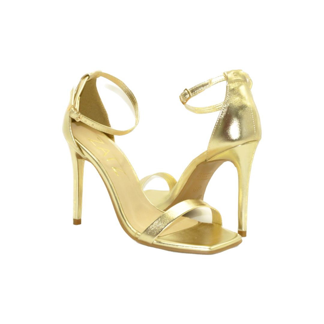 Sandália Gisele Salto Fino 10cm | Salto Sete