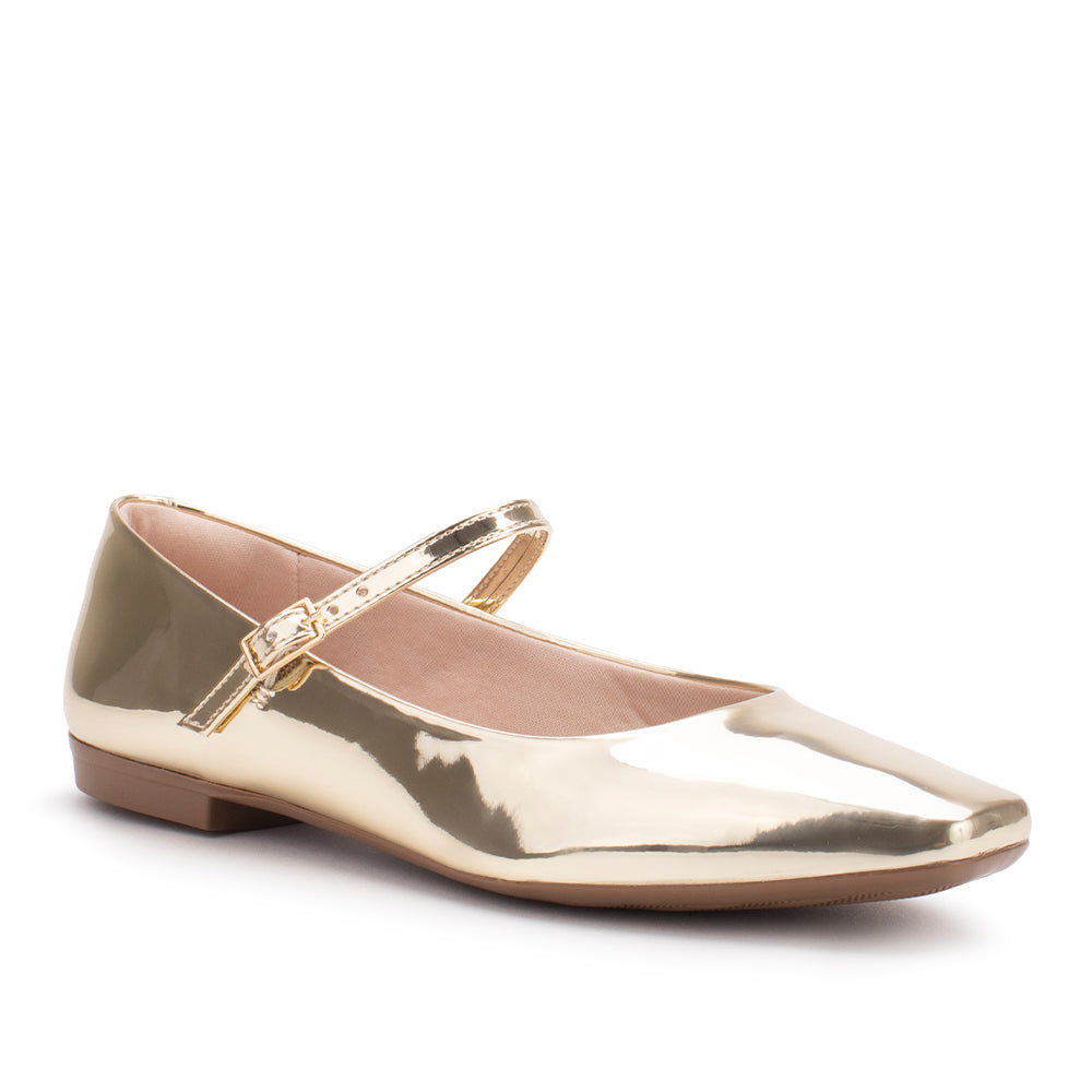 Sapatilha Boneca Light Gold Sua Cia | Salto Sete