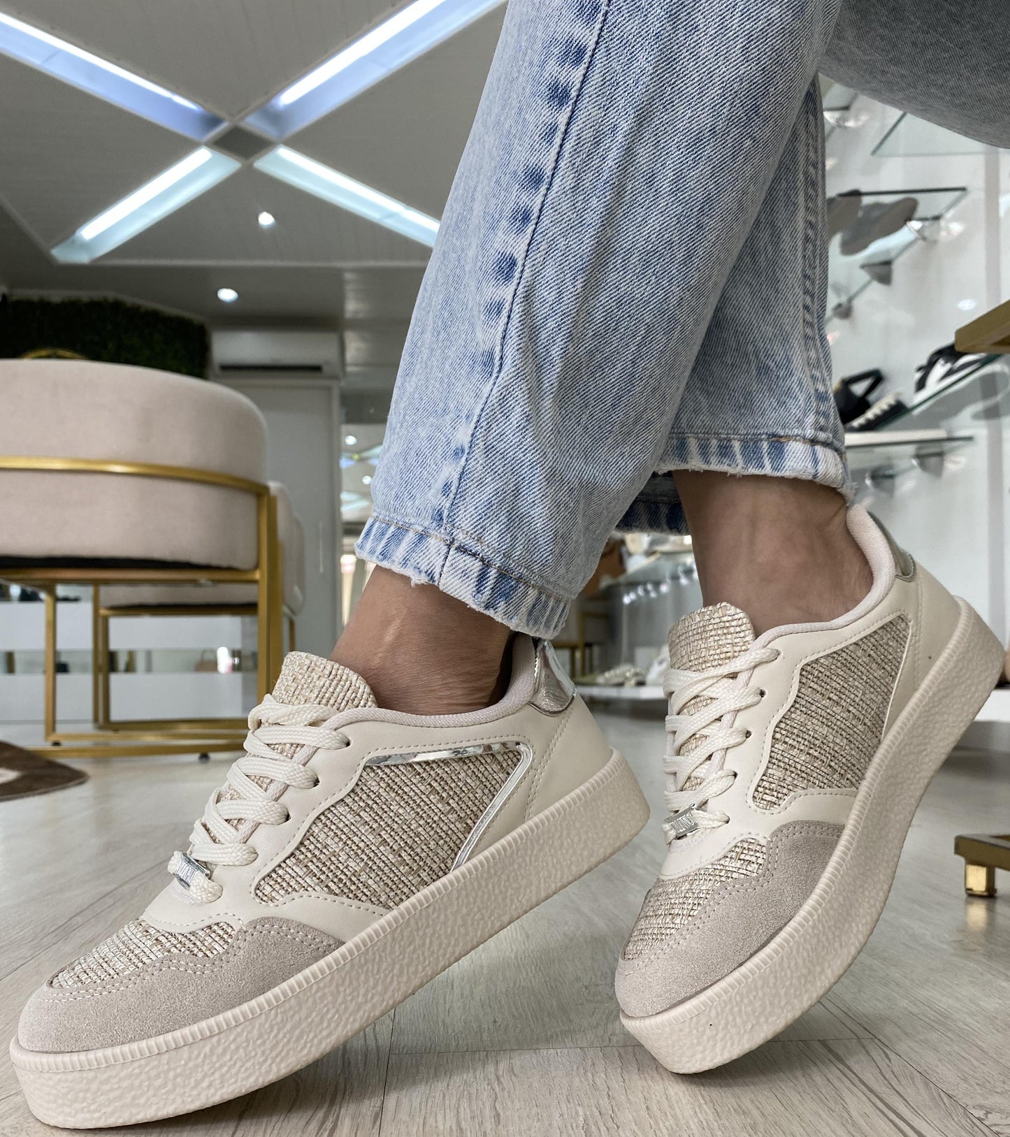 Tênis Casual Feminino Urban Shine Vizzano | Salto Sete