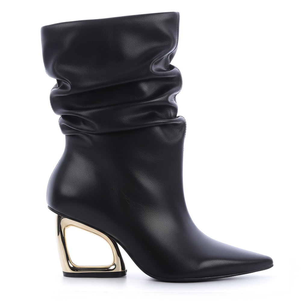 Bota Feminina Eclipse Slouchy Salto Escultural | Salto Sete