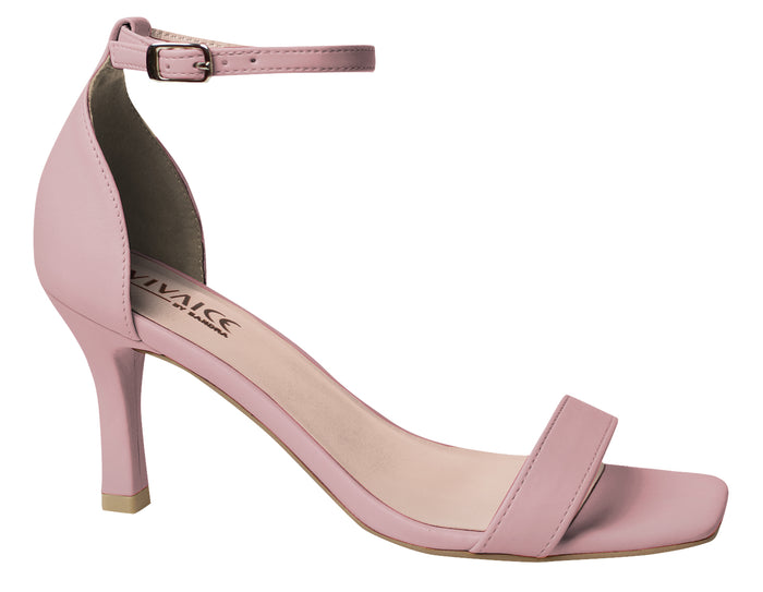 Sandália Rose Salto Fino Candy | Salto Sete