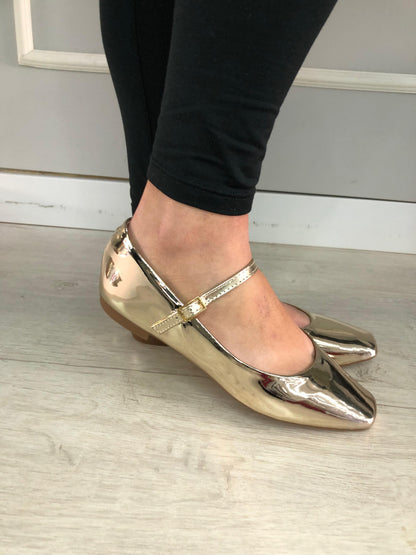 Sapatilha Boneca Light Gold Sua Cia | Salto Sete