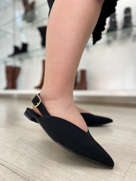 SLINGBACK VITORIA SEM SALTO EM CAMURÇA